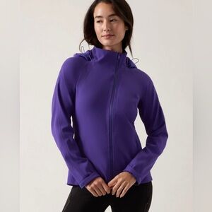 NWT Athleta Glacier Softshell Noble Purple Jacket Size XXS